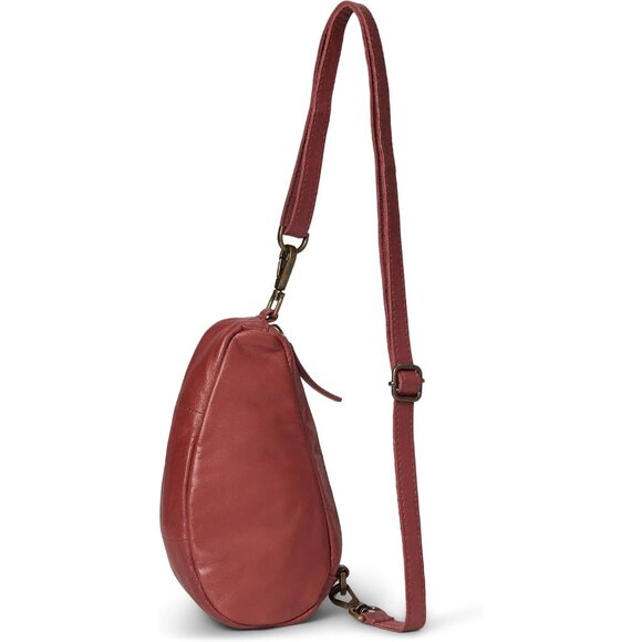 Coffee Date Mini Crossbody Bag Leather Small Shoulder Purse Adjustable Strap - Picture 2 of 4